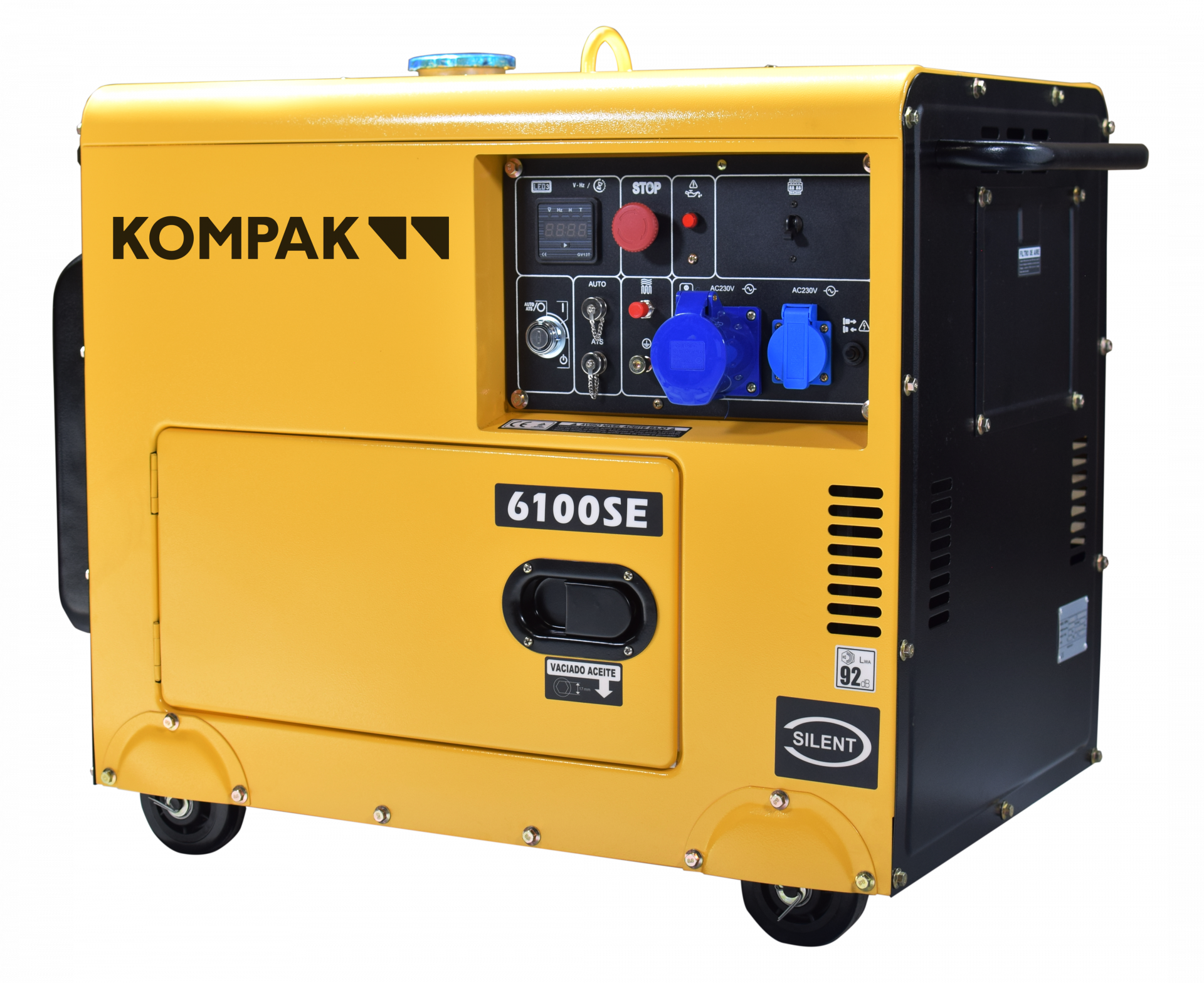 KOMPAK 6100SE – Silent Diesel Stromaggregat